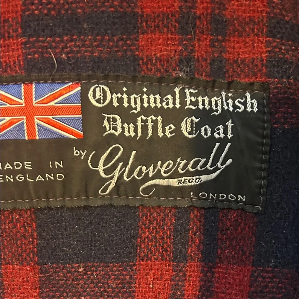 Rare Vintage 60s Men's Boiled Wool Navy Toggle Joseph Horne Coat - Picture 8 of 8